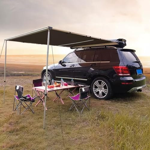 YZMJXNYY Toldo para Coche, toldo Furgoneta Camper Lateral, toldo Furgoneta Impermeable, Tienda de campaña para Coche SUV, Ideal para Coche, SUV,Exterior, Camping, Viajes(2x2.5m/78.7x98.4in)