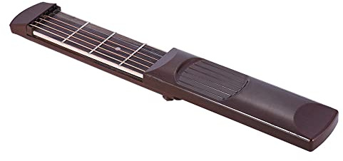 Eryue Stinstrument Tragbares Taschen -Akustik -Gitarren -Übungswerkzeug -Akkordtrainer 6 ST4 FRET Model Rosenholz Fingerboard mit Holzmaserung für Anfänger