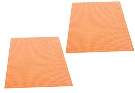 SEWOART 2pièces Lot De Planches à Découper Double Face Pour Couture Scrapbooking Et Loisirs Créatifs Surface De Coupe Précise Et Résistante Pour Tissus Et Projets De Modélisation
