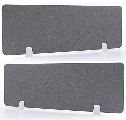 Cloison de bureau acoustique à clipser - Insonorisée - Panneau de réduction du bruit amovible pour stations de travail pour une meilleure mise au point