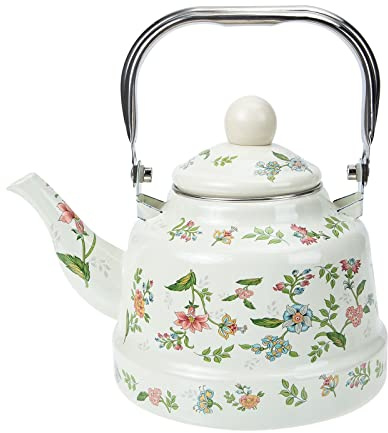 Caffettiera sostitutiva Bollitore smaltato Fornello elettrico in ceramica Preparazione del tè Preparazione del caffè per uso domestico Antica pentola a campana Preparazione del tè Caffettiera Tubo per