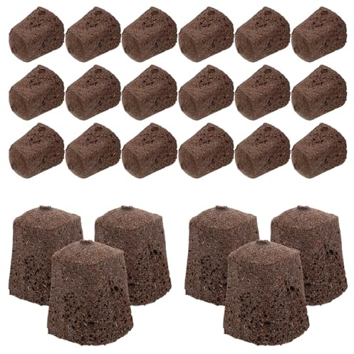 ifundom 30 Blocchi di Torba di Cocco per Coltivazione Fuori Suolo Kit per Forniture di Giardinaggio Terriccio ad Alta Ritenzione Idrica e Ossigeno Adatto per Crescita Rapida delle