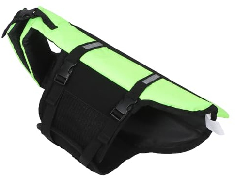 ARTIBETTER Giubbotto Salvagente per Cani Gilet di Sicurezza ad Alta Visibilità Strisce Riflettenti per Passeggiate e Nuoto Regolabile per Medie e Grandi Maniglia di Salvataggio per Emergenze