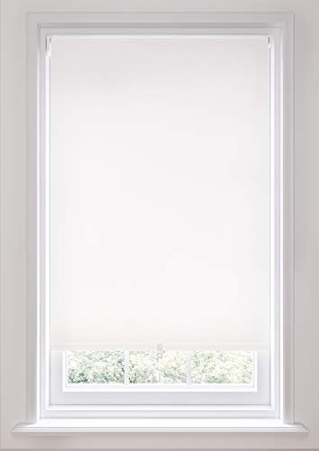 Swish Cordless Blackout Roller Blind, Soft White, W90 Cm x D170 Cm