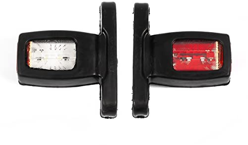 2 x LED 12V / 24V Feux de position latéraux, feux de position, camion, remorque E20