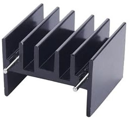 50PCS 23 * 20 * 16MM Transistor TO220 Kühlkörper Kühler Aluminium Kühlkörper mit 2 Nadeln for Transistoren TO-220 20 * 23 * 16MM
