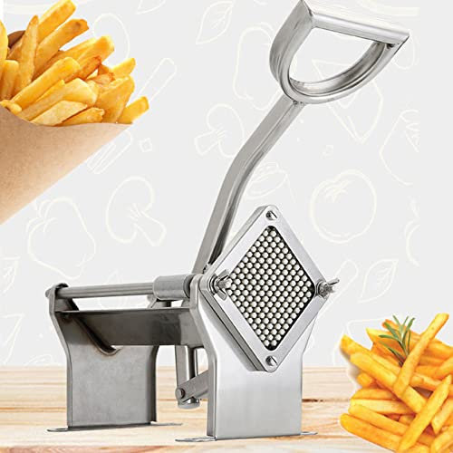 Otufan French Fry Cutter, Professional Heavy Duty Food Grade Stainless Steel Potato Cutter for Potato Cucumber Carrot Onion Vegetables