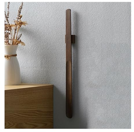 WAOCEO Skohorn 55CM Trä Långt Handtag Magnetisk Skohorn Lång Sko Sked Horn for skor Bär Sko Enklare stöd Skohorn (Color : C)