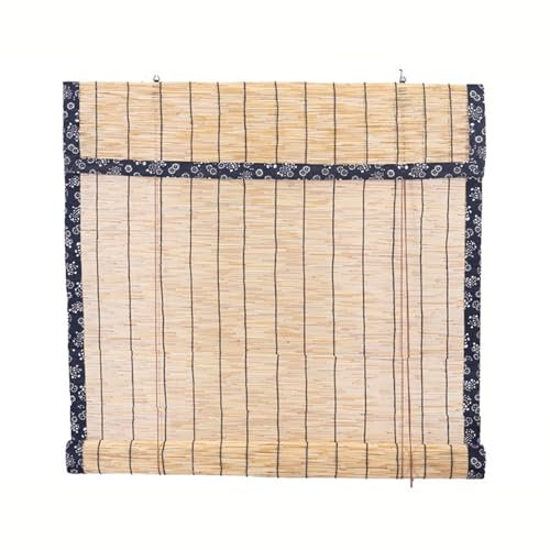 Bambusrollo Outdoor 180x300cm, Retro-Schilf Vorhang, Natürliche Bambusrollo Außen, Bambus Rollos Für Fenster, Blickdicht Bambusrollo, Lichtfilterung Anti-UV