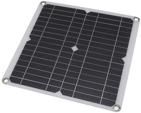 Tragbares 12-W-18-V-Solarpanel, Solarstromversorgungs-Panel-Kit, Mono-Solarladeregler mit Typ-C-Ausgang, Solarbatterie-Ladegerät-Kit für Autos, Schiffe, Flugzeuge Im Freien
