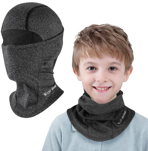 ICOCOPRO Kinder Sturmhaube Winter, Warm Balaclava Winddicht Gesichtsmaske Skimaske Sturmmaske für Jungen Mädchen, Einheitsgröße