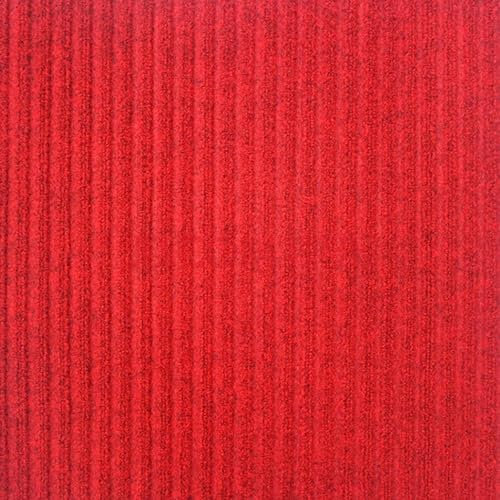 Teppichfliesen Selbstklebend Teppichfliesen für zu Hause, verschleißfest, selbstklebend, 15 Stück, zum Abziehen und Aufkleben, rutschfest, Schutz, Dekoration, 45,7 x 45,7 cm (rot)