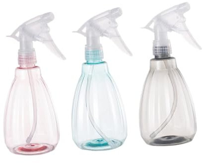 POPETPOP 3 Stück Gartensprühflaschen 550 Ml Kunststoff Nachfüllbar Gartenbewässerung Sprühflaschen für Haus Friseur Reinigung Reisegeeignet