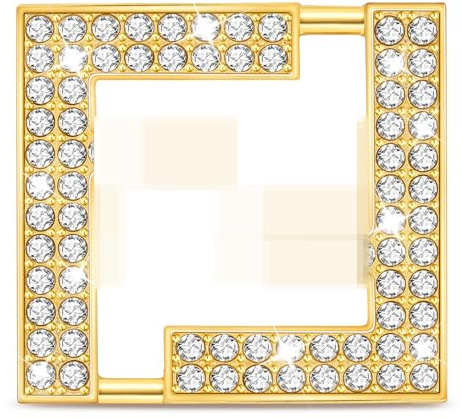 CC Brosche Damen Gold,Große Schwarz Buchstabe F Broschen für Kleidung Brief Zirkon,Brooch,Ideal Geschenk für Frauen, Ideal für Geburtstage,Muttertag,Mode Schmuck