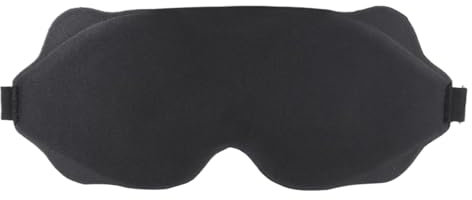 Maschera per Occhi, Cuffia per Dormire, Copriocchi Traspirante per Relax Notturno Casa e Sonno in Viaggio