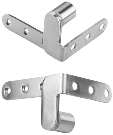 Bisagra Pivote para Puertas de | 2 Piezas Bisagra Pivote de Alta Resistencia para | Accesorios de Eje Acero Inoxidable Herrajes para Librería | para Hogar Armario Cobertizo
