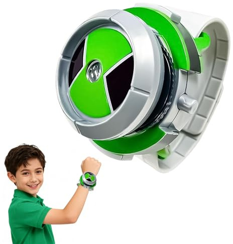 Nzkeuf Orologio con proiettore per Bambini, Orologio da Polso con Proiezione e 8 Diapositive Integrate, Fan Degli Anime, per Regali di Compleanno, Giochi di Ruolo per Bambini