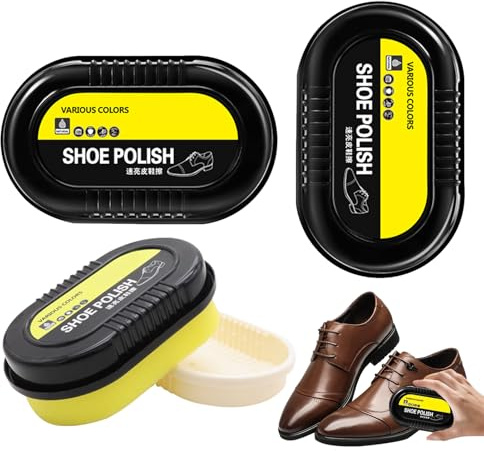 Skoputsning – 4,72 vårdverktyg | Sponge Polish Kit – Quick Shine Sponge Restoring Color Easy Travel Sho Cleaning Set för läderskor Vä och dagligt underhåll