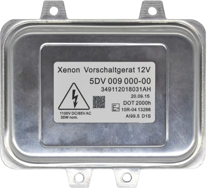 Anlseiod Balasto Xenón HID 5DV00900000 para BMW E60 E61 E65 E66 E67 E71 VW Golf 6 Tiguan Mercedes Sprinter G500 Centralita Faro Xenon HID Headlight Ballast D1S/D2S Bulbs
