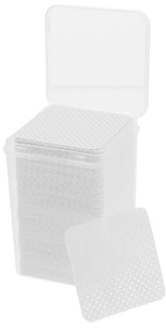 ABOOFAN Wattepads für Wimpernverlängerungen und Nagellackentfernung aus Baumwolle 2 Boxen mit 200 Stück für Heim und Salonanwendung zur Sanften Nagelreinigung