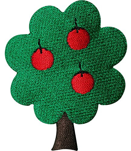 Apple Tree Embroidered Iron/Sew On Patch Clothing Bag Jacket Hat T Shirt Badge