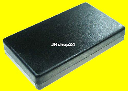 Kunststoff-Gehäuse flach 120 x 70 x 20 mm Plastic-Case Flachgehäuse Kunststoff-Leergehäuse universal für Einbau von Elektronik, LED, Tool, Platinen, Lautsprecher etc.
