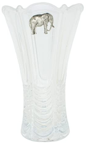 Elephant KR Flower Table Vase Cut Crystal Glass Flute Style Luxury Gift 117
