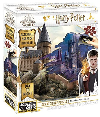 Harry Potter Hogwarts Day to Night Scratch Off Puzzle