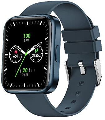 ESSONIO 37 MM Smartwatch Sport Wasserdichter Fitness-Tracker mit Voll-Touchscreen und Herzfrequenz-Schlafmonitor Geschenk zum Valentinstag，Geeignet für Radfahren, Büro und Laufen