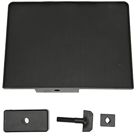 Bandeja para Tarjeta de Sonido, Soporte para Micrófono Soporte para Bandeja en Rack Micrófono de Transmisión en Estante Estable Mesa Ajustable Soporte para Micrófono Bandeja Abrazadera en Estante