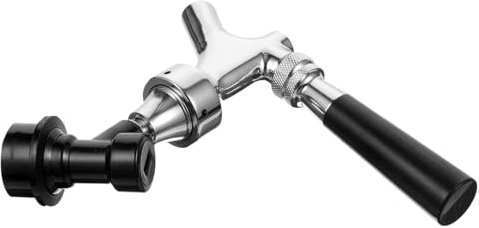 VILLFUL Bierzapfhahn Edelstahl Fasszapfhahn Craft-Beer-Zapfhahn Mit Ball Lock Für Homebrew Bier Zapfhahn Wasserhahn Bier Dispenser