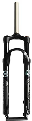 Forcella MTB Forcella Ammortizzata for Mountain Bike 26/27,5/29 Pollici for La Maggior Parte dei Modelli di Biciclette Mountain Bike Bici da Turismo (Color : Schwarz, Size : 29)
