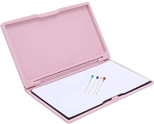 Kiuiom Magnetici Agh Immagazzinaggio, Aghi Magnetici Organizzatore, Custodia Aghi Magnetici, Custodia per Aghi per Cucire Contenitore Aghi Magnetici Accessori da Cucire Fai da Te Artigianato (Rosa)