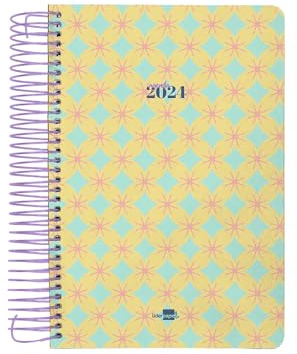 Liderpapel Perissa A4 2024 Tagesplaner 80 g, Kreisdesign