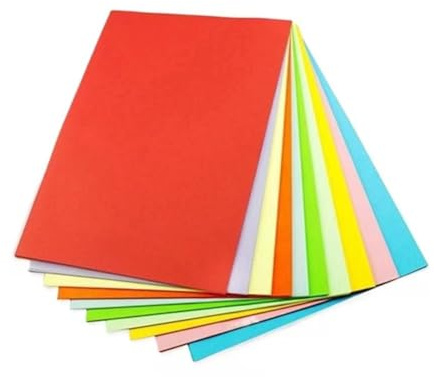 100 ark färgat papper A4, färgglatt papper, pysselpapper, färgglatt 80 g/m², vikpapper, ljudpapper a4, färgglatt för gör-det-själv pysselprojekt hantverk (10 färger)