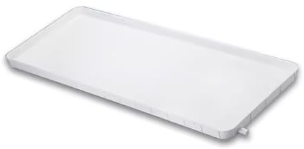 Recoge Agua Aire Acondicionado Bandeja de Plástico para Recoger el Agua, Bandeja de Goteo para Aire Acondicionado Exterior para Aire Acondicionado, Blanca(80 * 32.5cm)