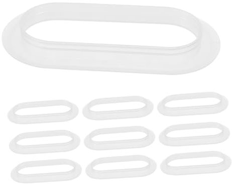 OFFSCH 10 Stück Kunststoff Tragegriffe Für Kartons Ergonomisch Langlebig Transparent Einfache Montage Griffe Für Umzugskisten Lagerung Und Organisation