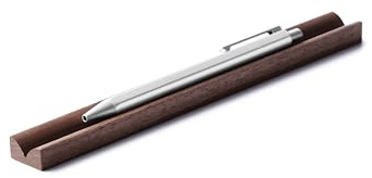 Oakywood - Stifthalter Holz - Stiftständer, Stift Organizer, Pen Display Holder Stand - für Kugelschreiber und Schreibgeräte - Desktop-Organizer für Büro, Schule, Zuhause - Walnuss