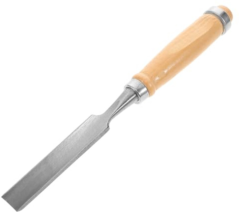 Vaguelly Cincel y Madera para Tallar Madera Semicircular de Acero al Carbono Acabado Pulido Blanda y Dura en Torno y Carpintería Profesional