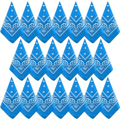 NACHLYNN 10 Stück Bandana Damen Herren,Bandana kopftuch Herren Paisley Muster Headwear Haar Schal Ansatz Handgelenk Kopf Biker kopftücher für damen
