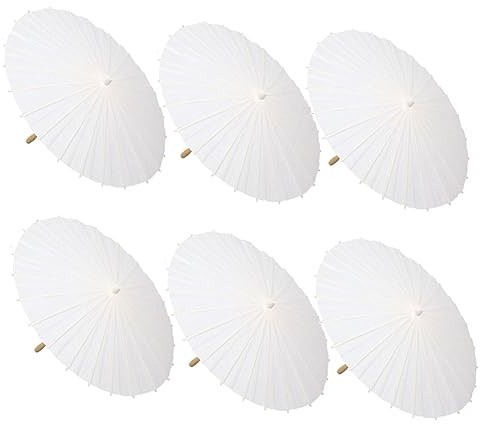 Persistence Hochzeitsschirm, Partygeschenk, Bambus-Regenschirme, passend für Brautpartys, Tafelaufsätze, Foto-Requisiten, 60 cm