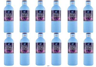Felce Azzurra Bagnodoccia Orchidea Nera - 12 panni per il corpo, gel doccia 650 ml + italy shop service keyring