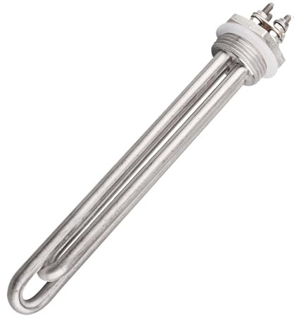 Riscaldatore tubolare con filettatura BSP da 36 V, 1200 W-2700 W, SUS304 CC, elemento riscaldante (solo riscaldatore, 2000 W)