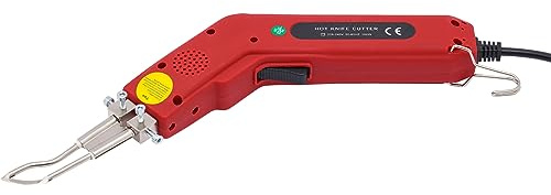 Fyssnn 100W Electric Hot Knife Foam Cutter with Blade & Box, Portable Adjustable 50-500°C Fast Heating Cutting Tool for Sponge, Fabric, Cable, Polystyrene, EPS, KT Board, Rubber, Plastic, DIY