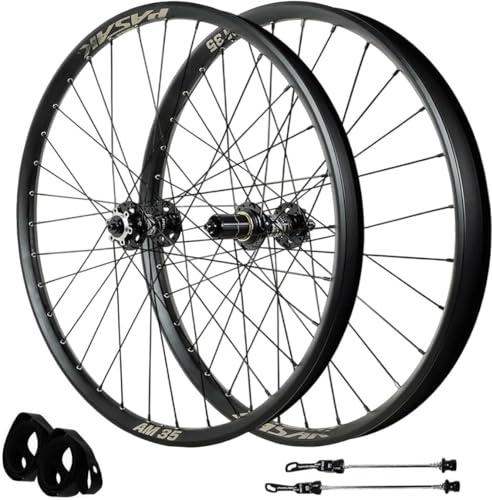 Qr,24inch,Mountainbikehjulset 26/27,5/29 tum, 35 mm bred Dirt Jump XC/AM MTB-hjul 32H fälg Skivbroms Fram- och bakhjul Bultar på 135 mm för 7-12S kassett