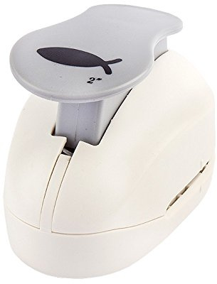 Jumbo Punch Cutter Fish Design Size: 4.2 cm x 1.8 cm Motif Hole Punch for Paper Gift Tags & Cards Making Church Occasions Communion Confirmation Christening Wedding Scrapbooking Extra Large