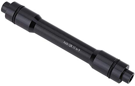 VGEBY1 Fahrrad Steckachse Adapter, Fahrradnaben Adapter Rennrad Radgabel Achse Adapter für 15mm Steckachsnabe auf 9mm Welle