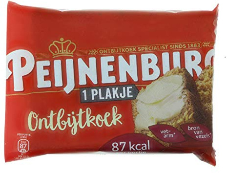 Peijnenburg Lot de 100 mini tranches de pain d'épice - 28 g