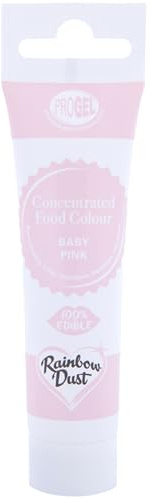 Rainbow Dust ProGel Professionelle Lebensmittelfarbe, Babyrosa, 25 g
