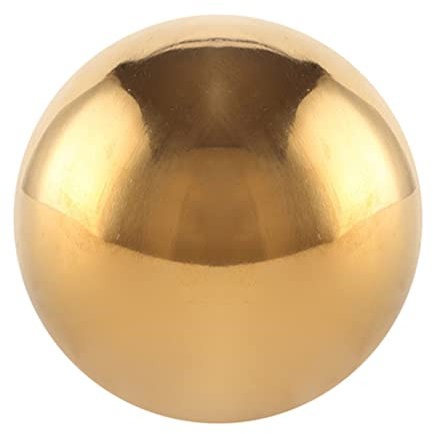 Cabilock Edelstahl Gartenkugel 15Cm Spiegelpoliert Reflektierende Kugel Goldene Deko Kugel Für Außendekoration Rostfrei Garten Accessoire